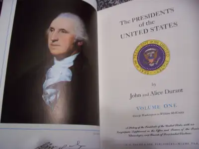 The Presidents of the United States 2 volume boxset. Beginning with President George Washington and...