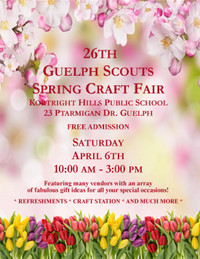 26th Scout Group Spring Craft Fair