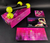 Zumba Fitness Exhilarate Body Shaping 5 DVD Set w/Toning Sticks