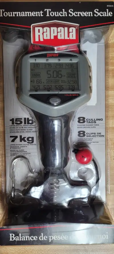 Brand new in package! Large Digital Touch Screen Heavy-Duty Composite Weigh Clamp or Stainless Steel...