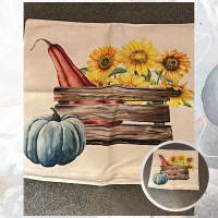 “Fall Sunflowers Season” - Decor Cushion Cover