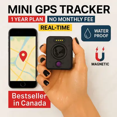 Magnetic GPS Tracking Device – Waterproof + Free 1 Yr Plan, View more