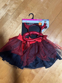 Kids devil tutu kit - Halloween costume