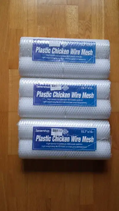 Plastic chicken wire (60 FT long), View more