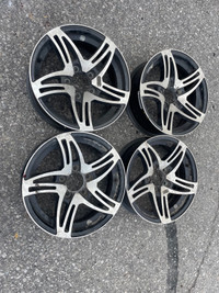 High end Aluminum alloy trailer rim wheel 5x15  