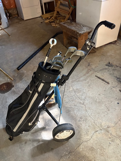 Golf club and cart, View more