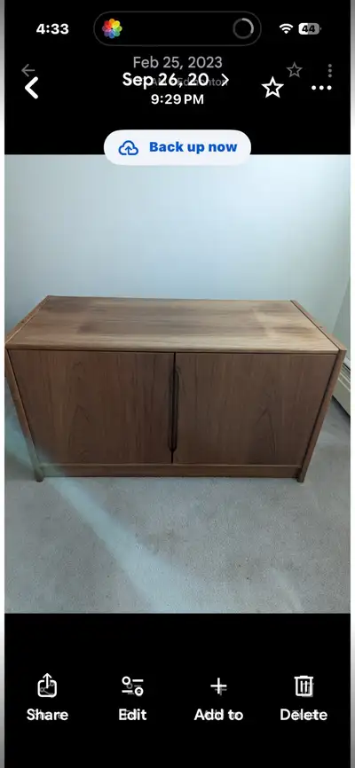 Solid Vintage Teak Wood Cabinet, View more