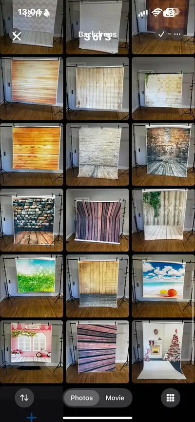 Transform your photos with this extensive collection of high-quality photography backdrops, perfect...
