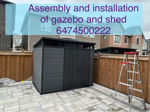 assembly of shed in Outdoor Tools & Storage in City of Toronto - Image 7