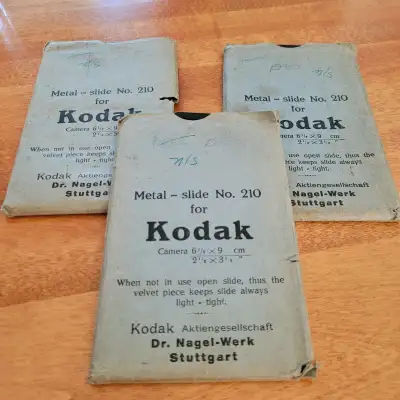 KODAK Metal - Slide no 210 film holder / porte-film, View more
