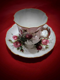 Unique HAMMERSLEY ROSE BOUQUET Cup and Saucer Unused