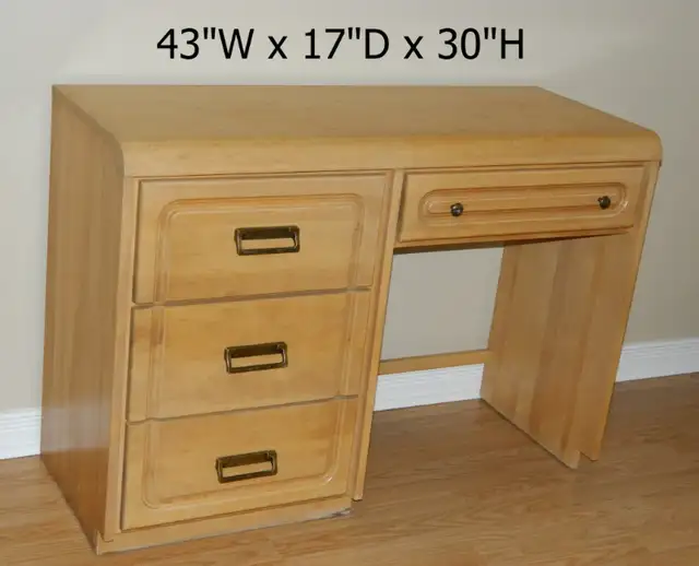 Burgundy Brown Bookshelf & Wooden Rolling cart 3 tier white in Other in Oshawa / Durham Region - Image 11
