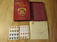 HARRY POTTER Deluxe Stationary Set Magic Wizard Witch USED 2001