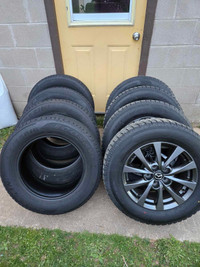 Mazda alloy rims and tires