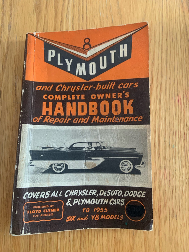 Plymouth Handbook/manual  in Other in St. Albert