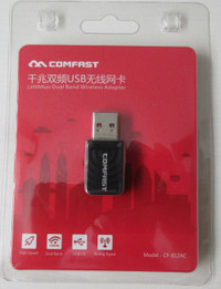 COMFAST adaptateur WiFi double bande AC 1300Mbps USB 3.0