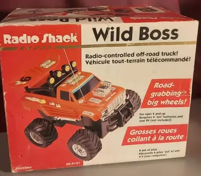 Rare Vintage RADIO SHACK RC 49Mhz OFF-ROADER MONSTER TRUCK 60-4141 Wild Boss. Pre-Owned. Great condi...