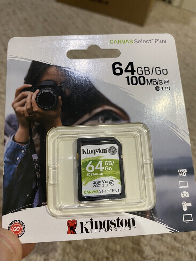 4 new in box 64-GB sdcards for $30 total  dans Appareils photo et caméras  à Ville de Montréal