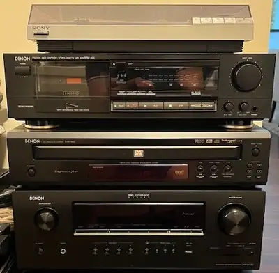 Complete Sound System containing the following components: DENON Surround Receiver – AVR-1803 DENON...