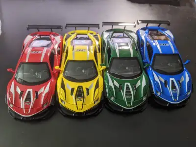 Ferrari 488 GTE 1:32 scale model cars. Red, Blue, Green, Yellow, View more