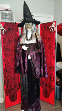 Ladies Purple Witch Costume