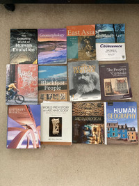 Variety of Used University Textbooks For Sale
