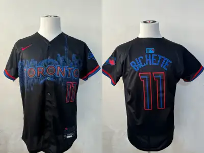 Blue Jays MLB City Connect Jerseys Guerrero Bichette No name, View more