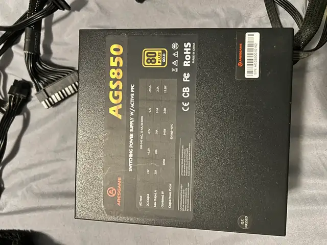 Aresgame AGS850 Power Supply
