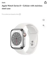 Apple Watch S8 41mm Steel Case