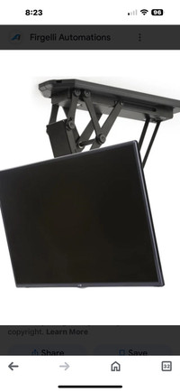 Motorized TV mount 