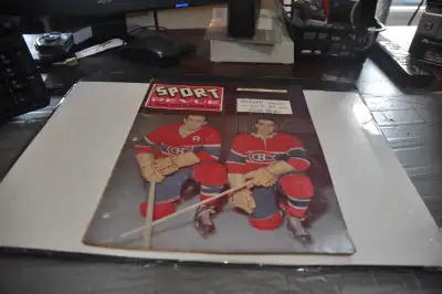 sport-revue magazine hockey septembre 1956 henri & maurice richa, View more