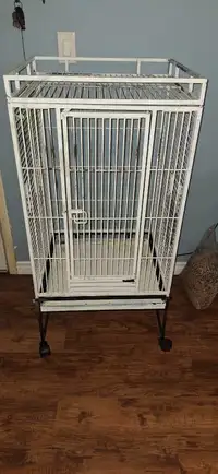 Great cage, $100, dissambled for easy transport.