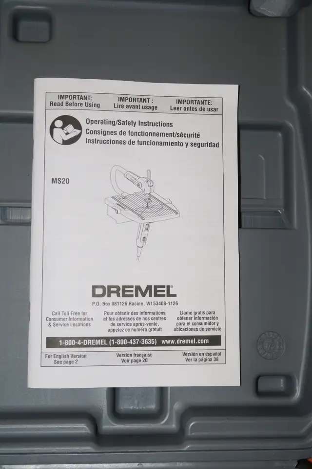 DREMEL Moto-Saw Scroll Saw Model MS20 in Power Tools in Guelph - Image 6