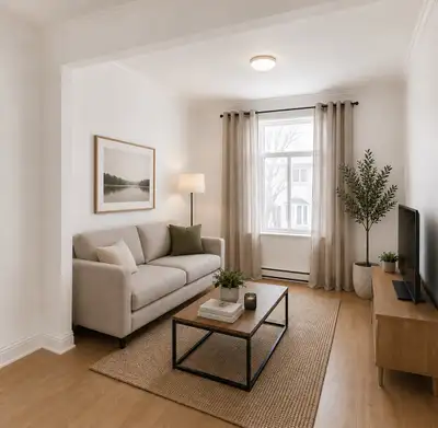 5½ — HOCHELAGA-MAISONNEUVE 5½ au 2e étage d'un duplex. ✅ Grande cuisine — spacieuse et fonctionnelle...