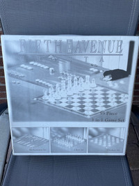 Fifth avenue Crystal chess set 3 x 1 jeux d’échecs