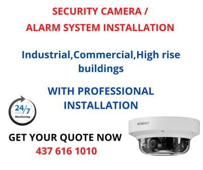 SECURITY CAMERA/ALARM SYSTEM WITH PROFESSIONAL INSTALLATION, View more