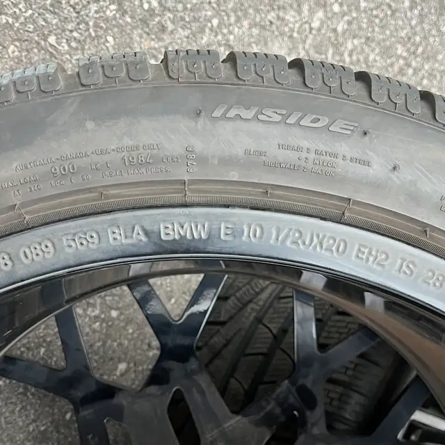 4x BMW M5 / M8 Comp 20" OEM Winter Wheels Package in Tires & Rims in City of Toronto - Image 11