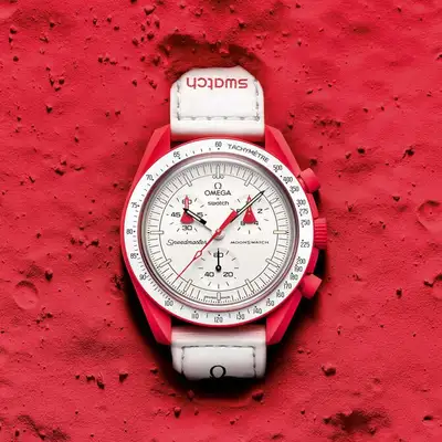 Swatch   x Omega Moonswatch Mission  to Mars, View more