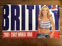 Britney Spears 2001-2002 Pepsi World Tour Poster