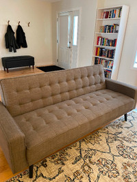 The Brick Avery Linen Sleeper Sofa (Brand New)