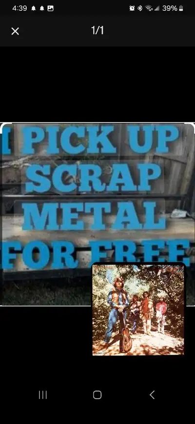 Free Scrap Metal Removal, View more