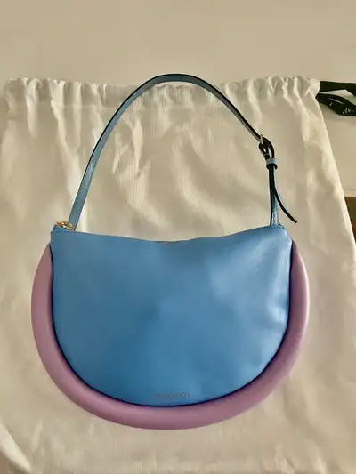 JW Anderson - Blue Bumper Moon Shoulder Bag, View more