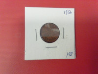 1956       Canada small penny