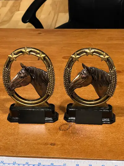 Vintage Horse Bookends 7" X 4.5", View more