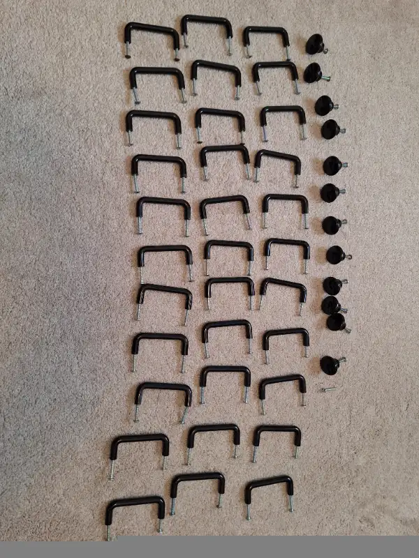 Cabinet Knobs and Pulls Plastic Dark Brown415732583734323203