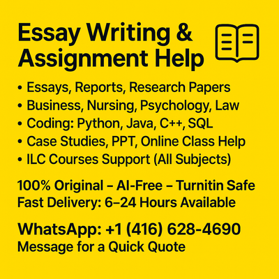Essay Writing & Assignment Help, Proposal Writing, AI Check, View more