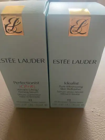I'm selling two Estee Lauder serums, brand new in their original boxes: Perfectionist Wrinkle Liftin...