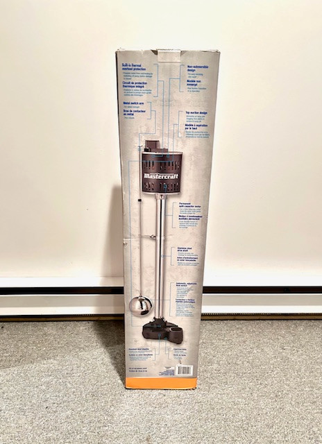 Pompe de puisard à colonne en fonte, 1/2 HP  (sump pump) - Neuve dans Autre  à Longueuil/Rive Sud - Image 4
