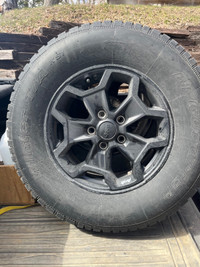 Jeep winter wheels with rims and TP sensors
