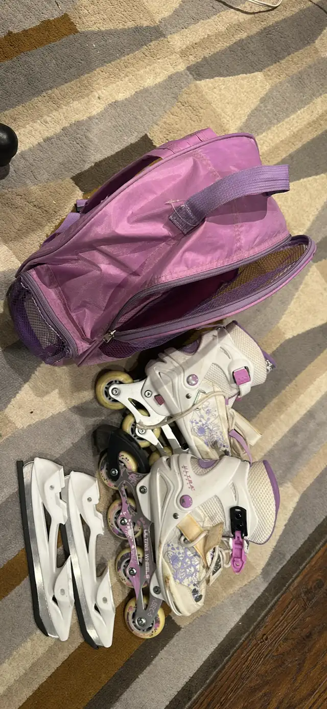 girls roller blades / skates in Skates & Blades in Hamilton - Image 3